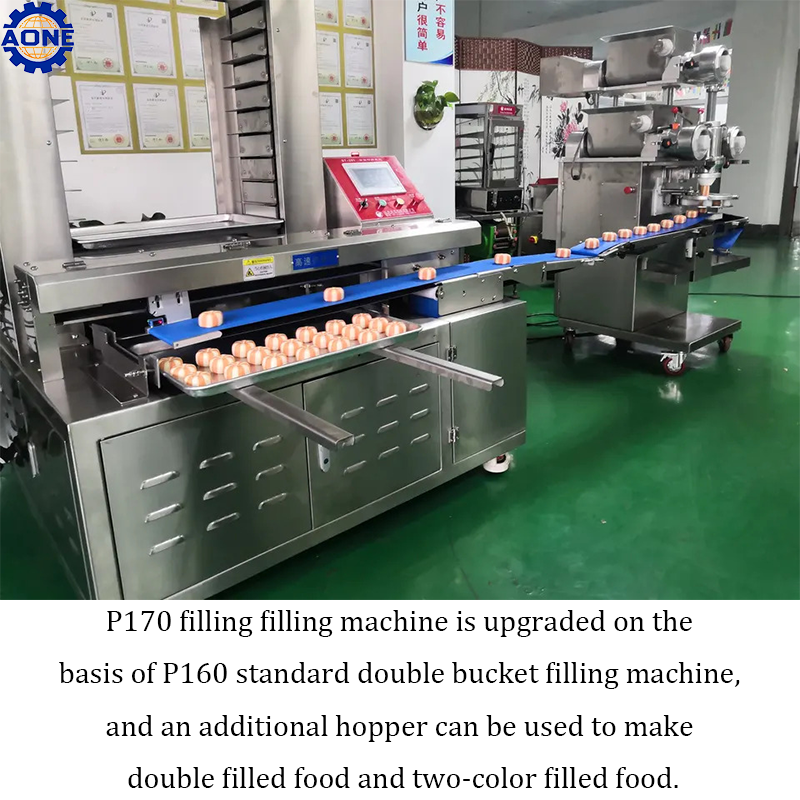 Automatic Filling Mochi Maker Machine Snack Machines Jam Ice Cream Encrusting Machine