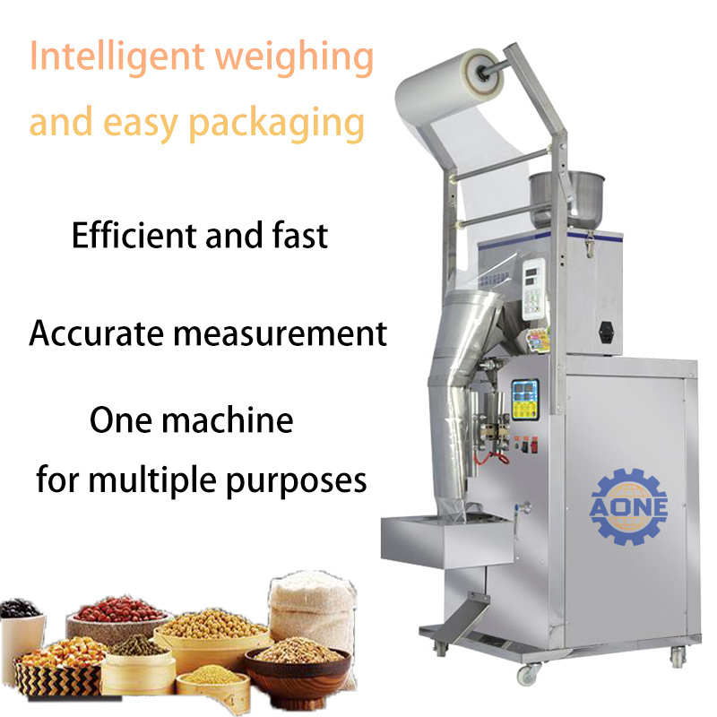 Full Automatic Small Bag Rice Granules Packaging Sachet Bag Granular Washing Filling Sealing Packing Machine