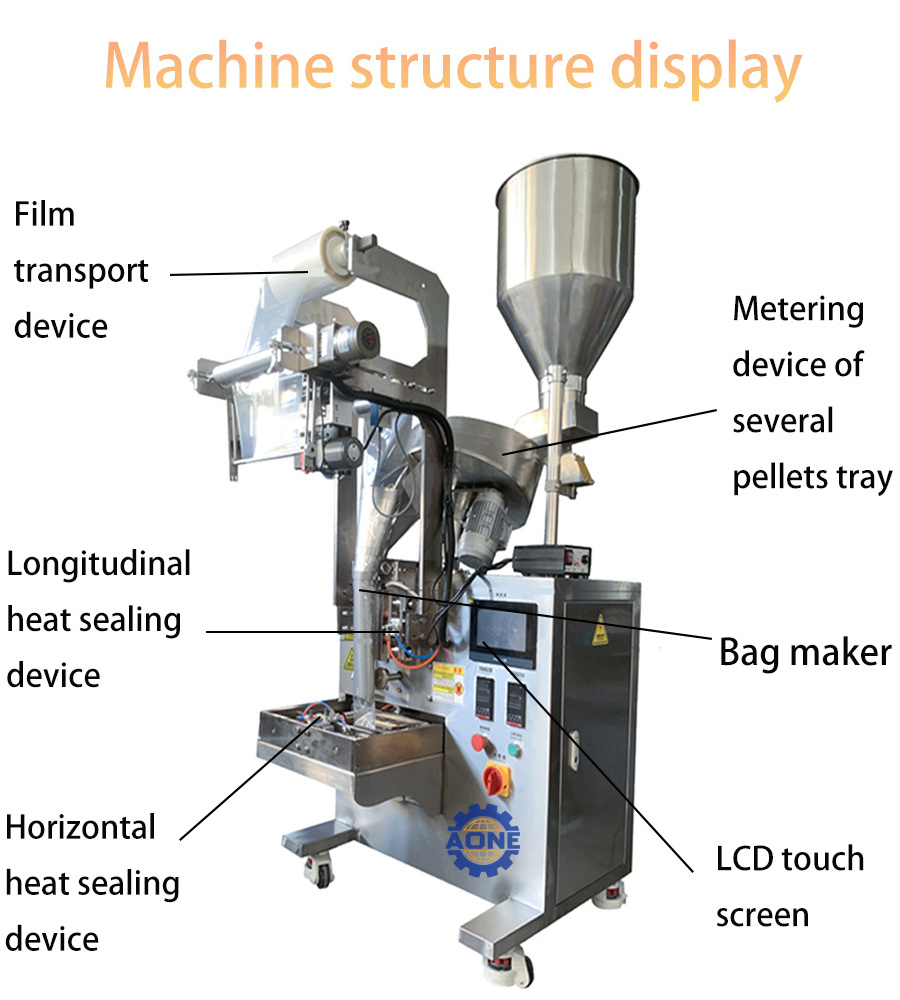 Factory Direct Sale Automatic Dumpling Frozen Food Vertical Packing Machine