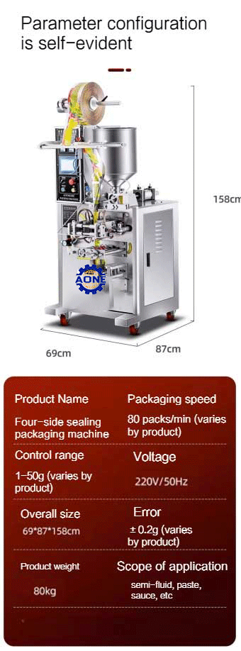 Cheap Sales Juice Jam Tomato Paste Honey Stick Jam Beef Sauce Packaging Machine