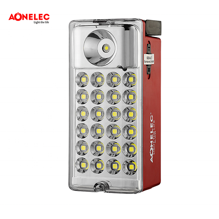 Factory Supply Attractive Price Lithium Battery rechargeable led emergency light with USB charging for home use