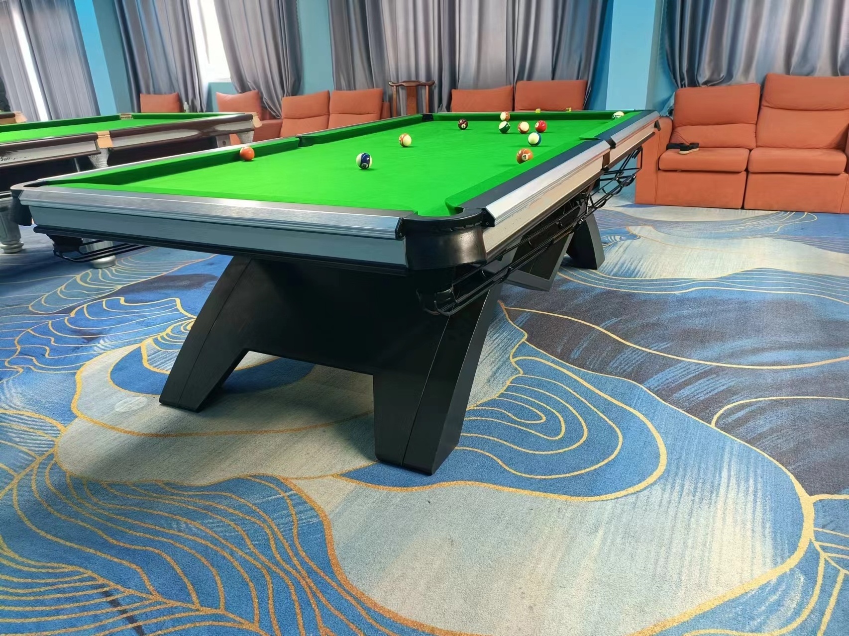 Cheapest snooker table 9ft black 8 professional competition billiard snooker table