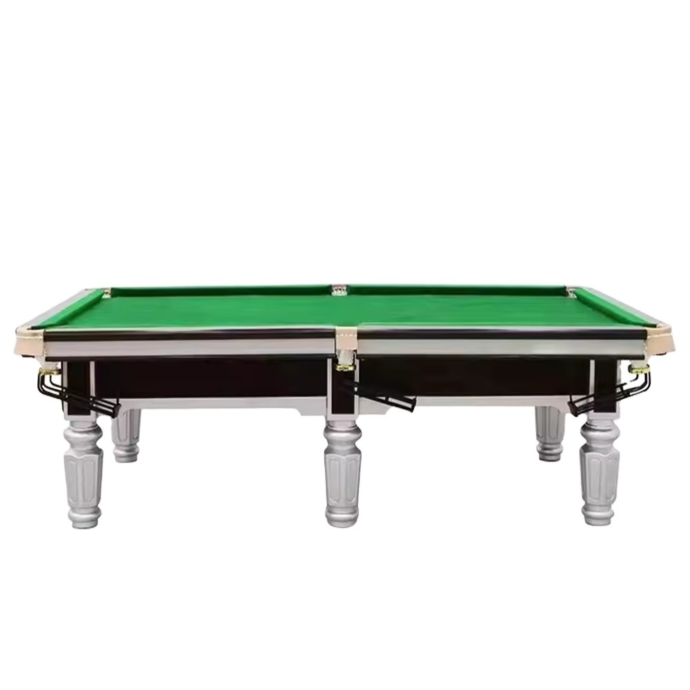 Indoor standard pocket Chinese style marble top wooden cheap price 9ft  billiard pool table