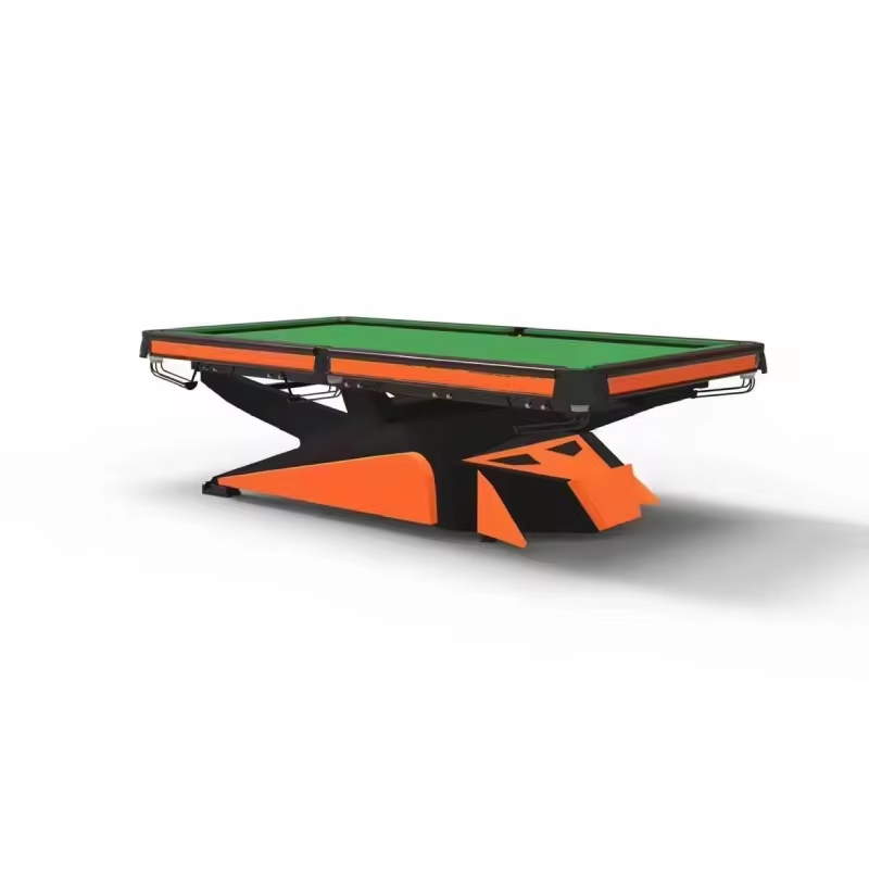 2024 new designs high-end modern style luxury snooker billiard tables 9ft size solid wood and slate pool table for sale