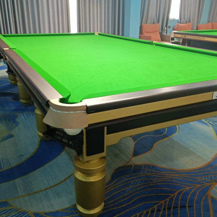 Professional hot selling customized standard solid wood & slate full size snooker table 12ft in china