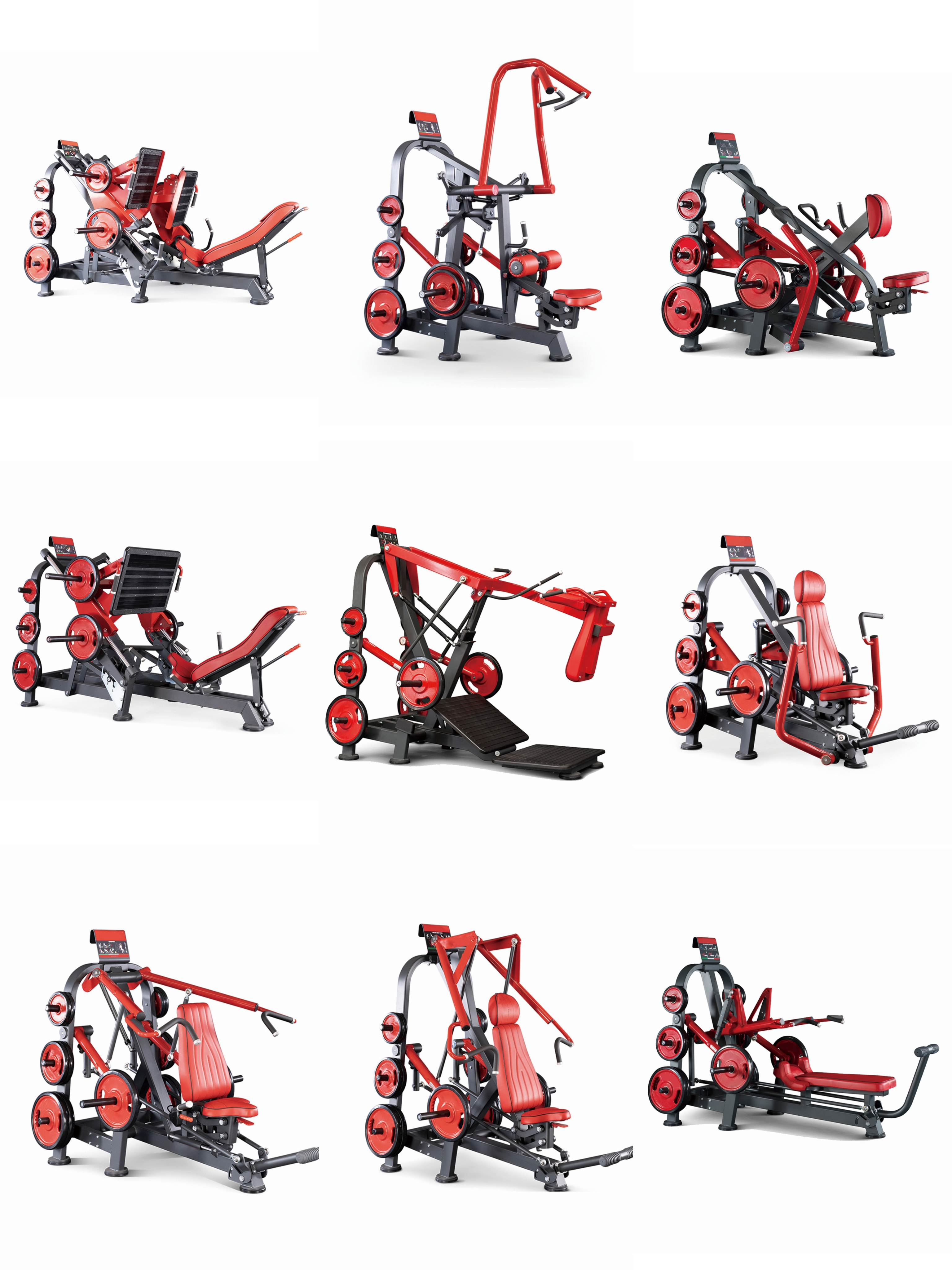 Gym equipment and machines multifunctional gym machine with Pendulum squat trainer