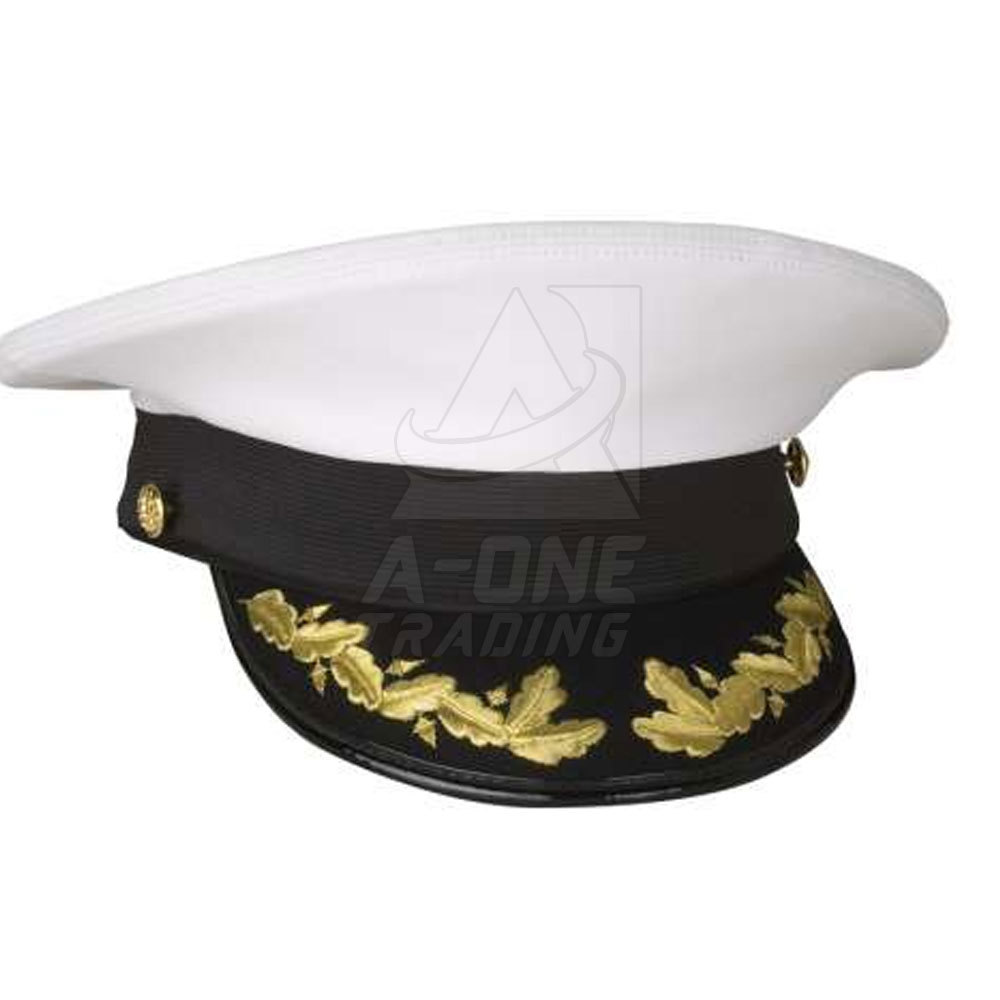 HOT Selling OEM ODM Best Price Officer Uniform Hats With Embroidery Work High Quality Uniform Accessories