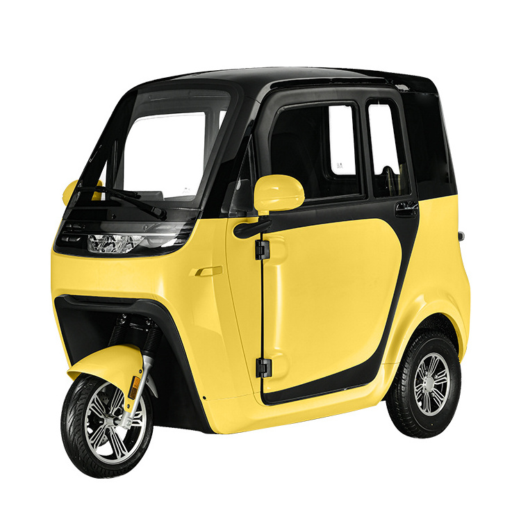 New Fully Enclosed Three Wheels Electric Car Mobility Scooter With 2-3 Seats