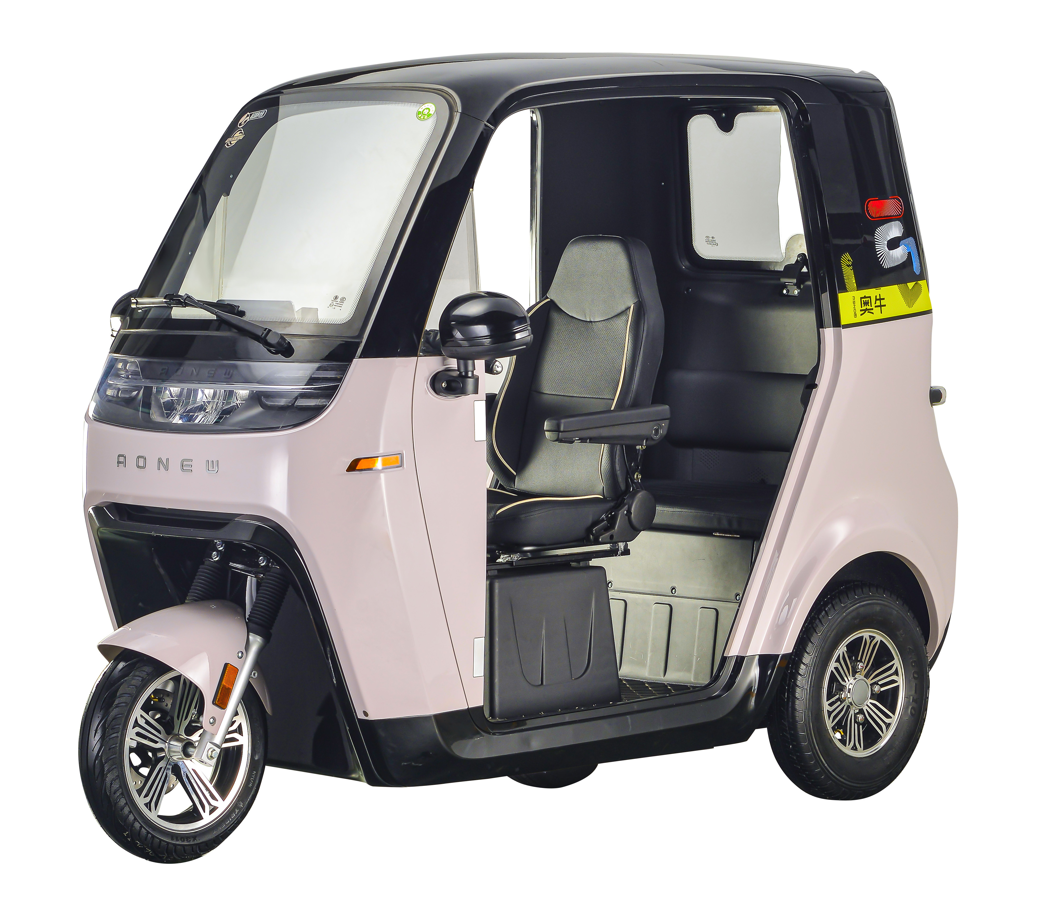 Factory Big Power Electric Tricycle Enclosed Body 3 Wheels Electric Scooter For Passenger Chinese Door 60V Cargo Closed Eec 4M