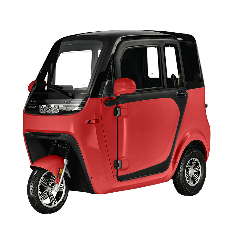 New Fully Enclosed Three Wheels Electric Car Mobility Scooter With 2-3 Seats