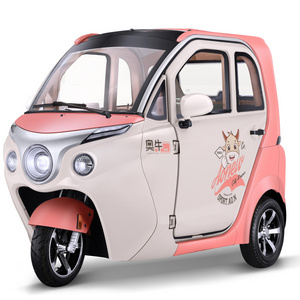 Three Wheels Adults Passenger Cheap Electric Fully Enclosed Scooters 3 Wheel Electric Car 60V Cargo Closed Eec Rotatable Seat 4M