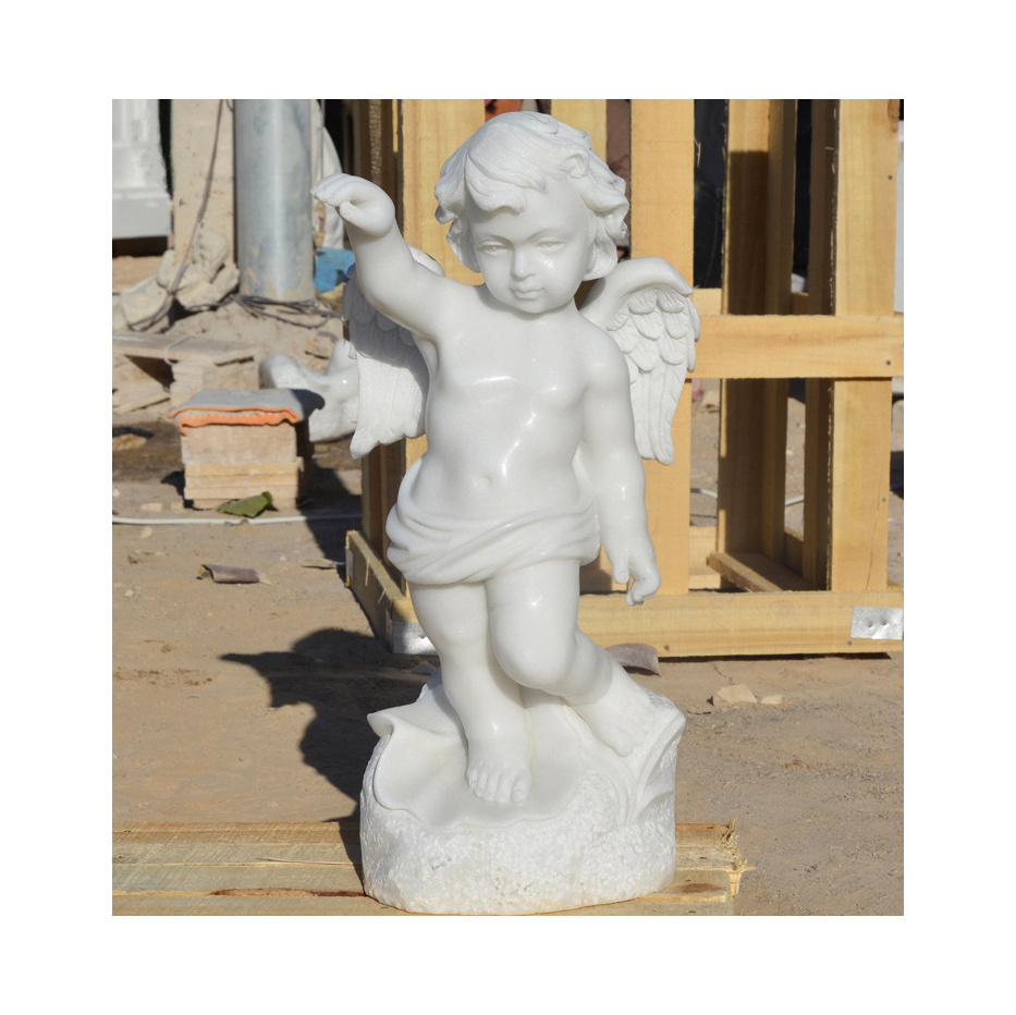 Outdoor Garden Granite Marble Baby Angel Tombstones Stone Headstone