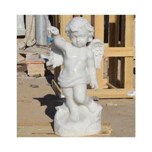 Outdoor Garden Granite Marble Baby Angel Tombstones Stone Headstone