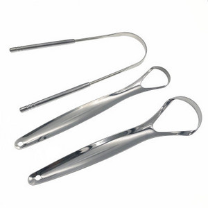 Medical Grade 100% Stainless Steel, Great for Oral Care Tongue Cleaner Scraper