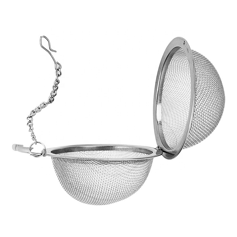 Wholesale Tea Infuser Stainless Steel Mesh Tea Strainer Coffee Spice Filter Diffuser Egg Shaped Tea Ball Infuser