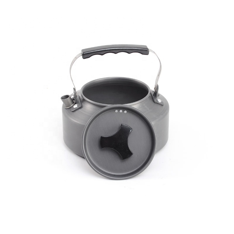 New Arrival 1.1L Backpacking Outdoor Camping Aluminum Tea Pot Coffee Kettle