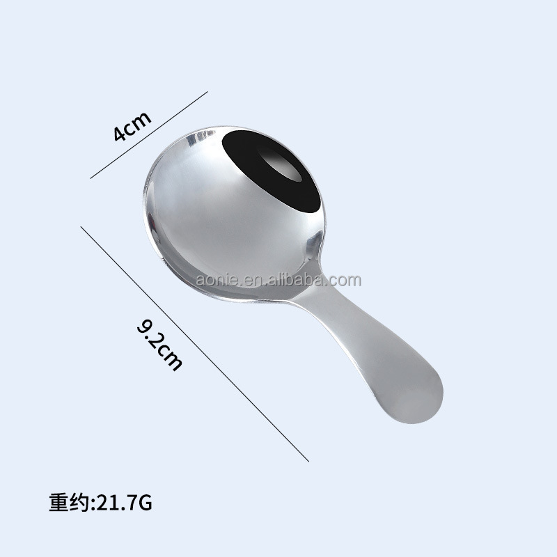 2023 Gold Metal Spoon Stainless Steel Teaspoon Measuring Spoons Loose Leaf Tea Spoon Scoop Espresso Coffee Dessert Tea Scoops