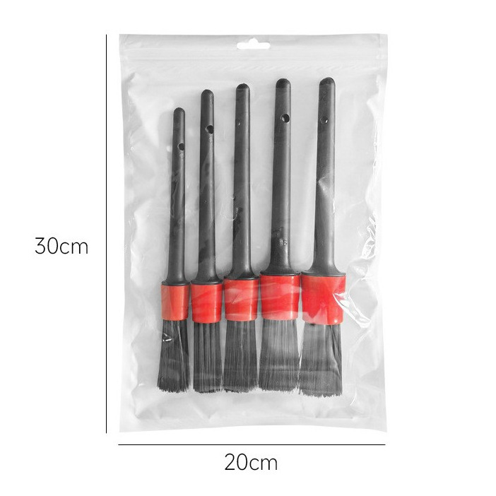 Auto Detailing Brush Set Perfect for Car Motorcycle Automotive Cleaning Wheels, Dashboard, Interior, Exterior, Leather, Air Vent