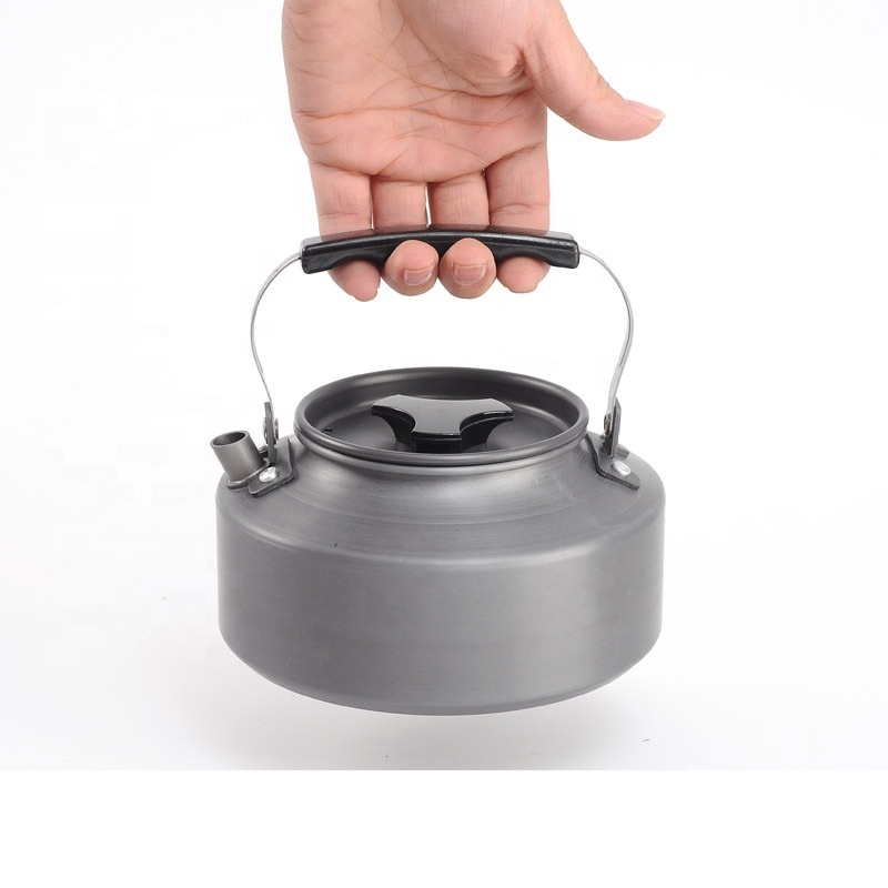 New Arrival 1.1L Backpacking Outdoor Camping Aluminum Tea Pot Coffee Kettle