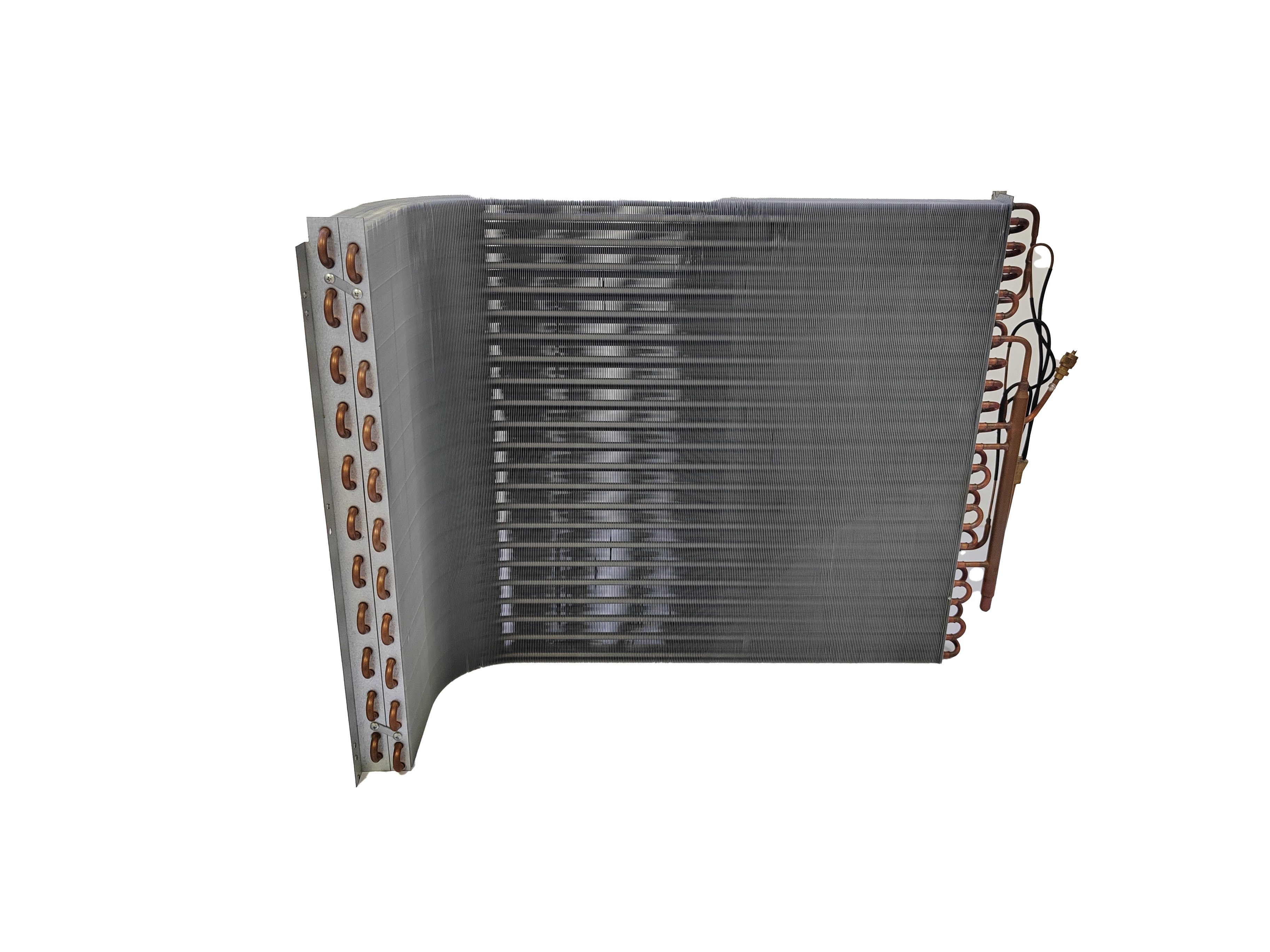 OEM ODM braze air evaporator copper and aluminum cooling air cooler aidear water to air coil aluminium fin heat exchanger