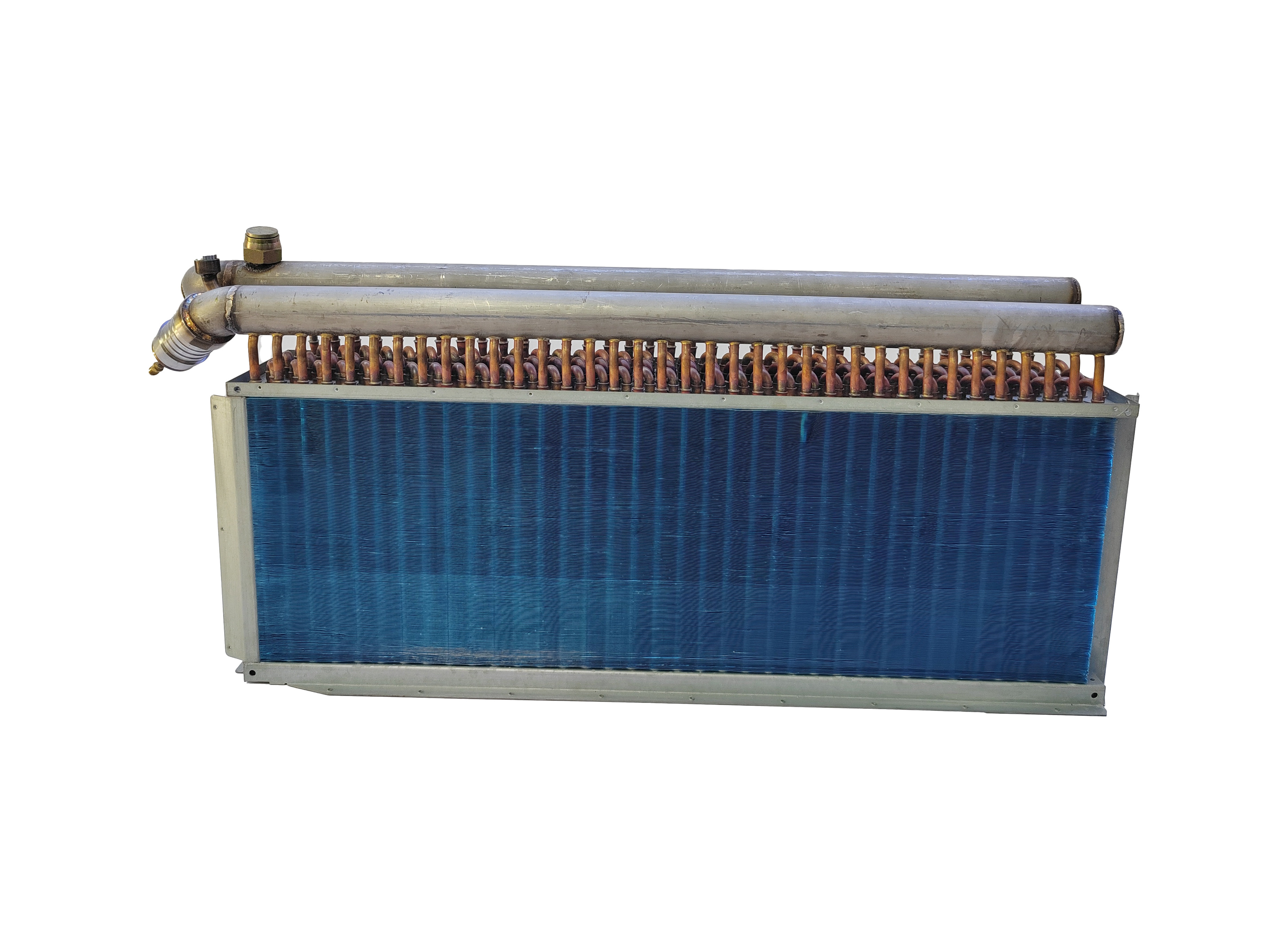 OEM ODM braze air evaporator copper and aluminum cooling air cooler aidear water to air coil aluminium fin heat exchanger