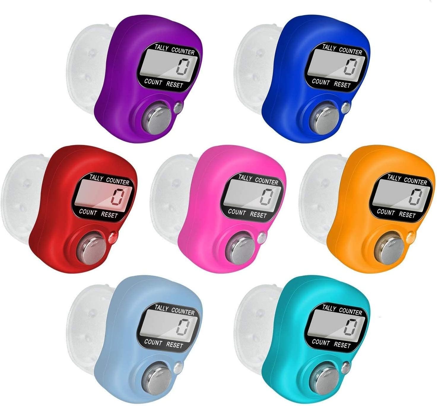 Cheap Colorful Electronic Digital Display Resettable Finger Ring Hand Tally Counter