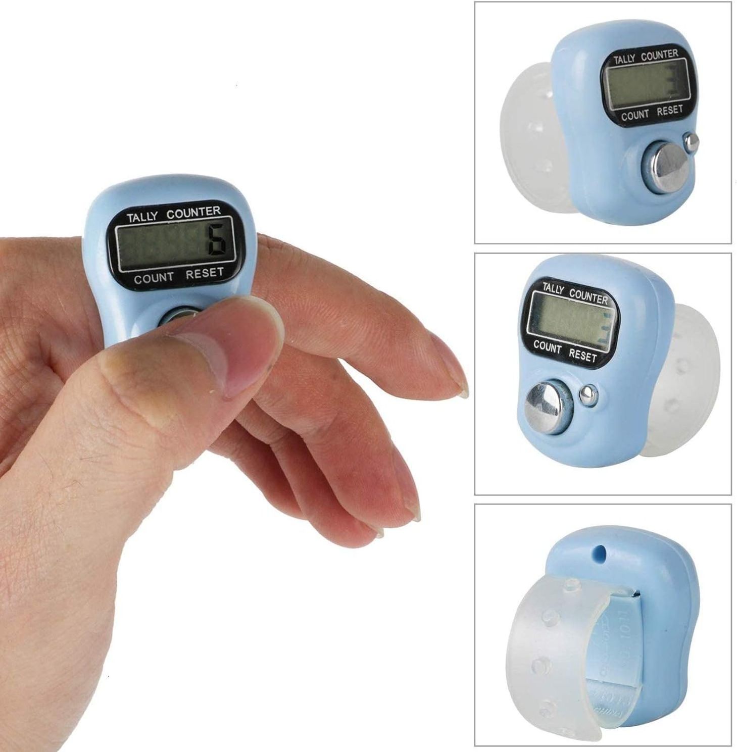 Cheap Colorful Electronic Digital Display Resettable Finger Ring Hand Tally Counter