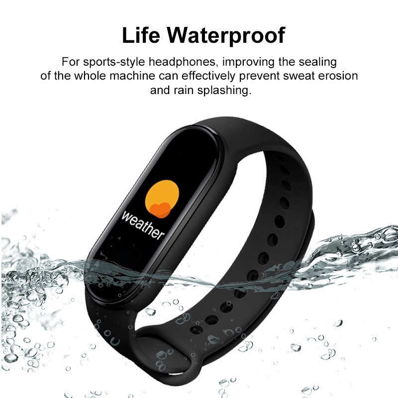 Popular Cheap Ce Rohs Fitness Sport Silicone Magnetic Reloj Smart Bracelet M6 Band Watch