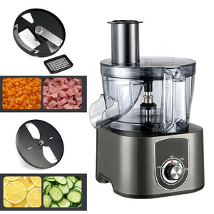 Commercial Electric Food Processor Shredder Vegetable Dicing Machine Carrot Potato Granular Cube Cutting Machine