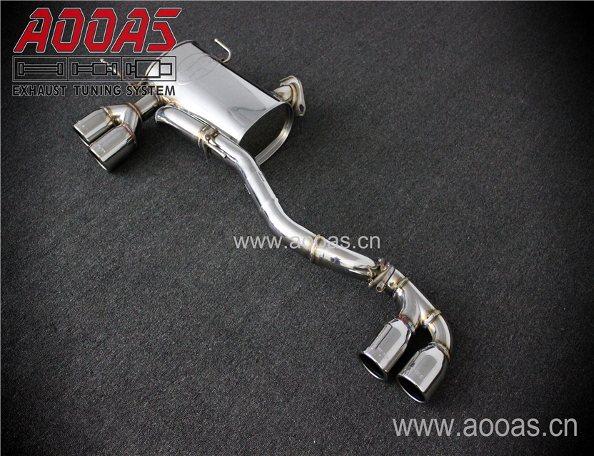 High Quality Stainless Steel Exhaust Muffler with 4 exits For BMW 1 Series 116i 118i 120i