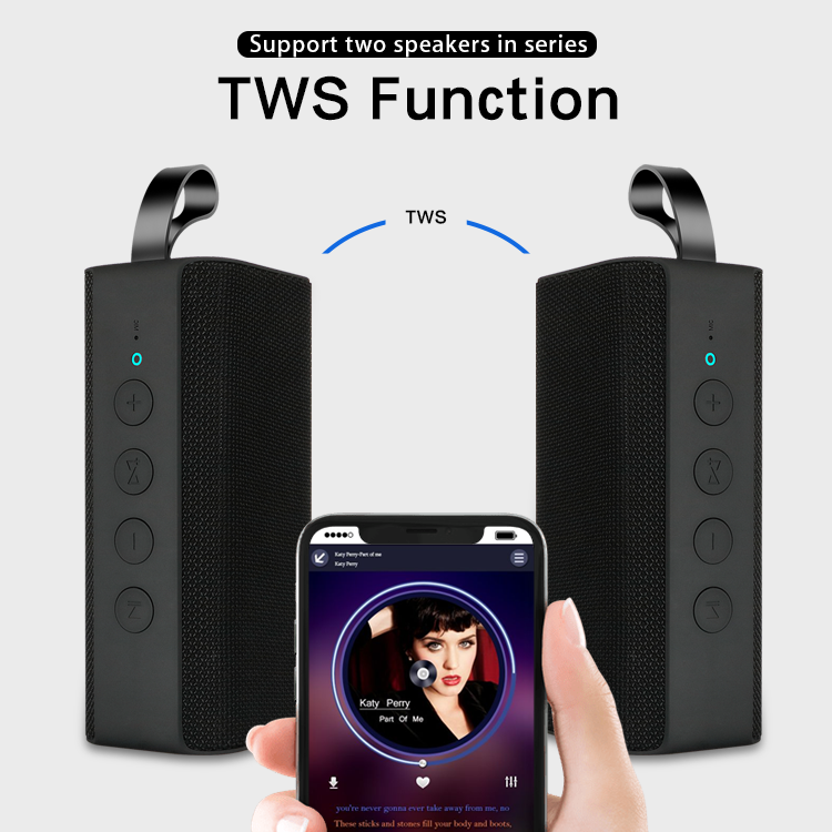 Factory Wholesale 2200MAH TWS Wireless Bocina Portatil outdoor Bluetooth BT Speaker