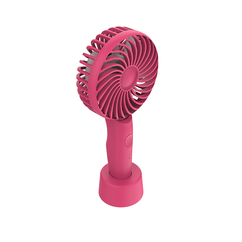 2024 new arrivals summer cooling USB rechargeable portable mini handheld fan desktop fan w/Charger Base