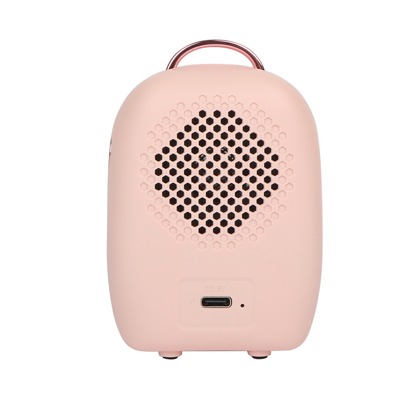 Aoolif colorful light wireless speaker cute bluetooth speaker for girls/kids gift