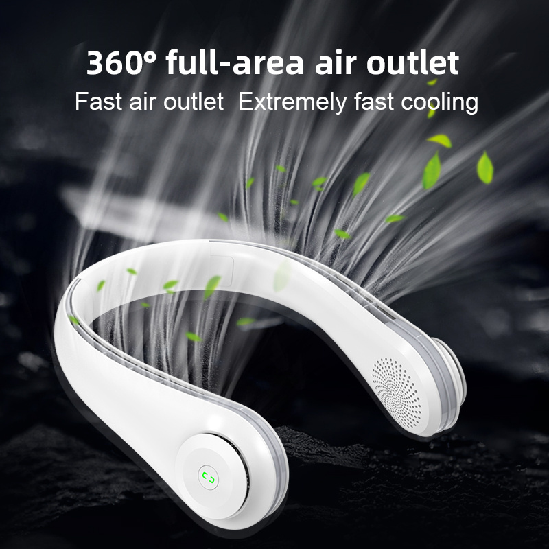 AOOLIF 2023 new neck fan best price 3600 mah rechargeable portable hanging neck fan