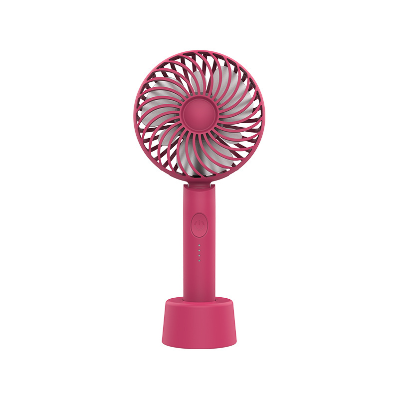 2024 new arrivals summer cooling USB rechargeable portable mini handheld fan desktop fan w/Charger Base