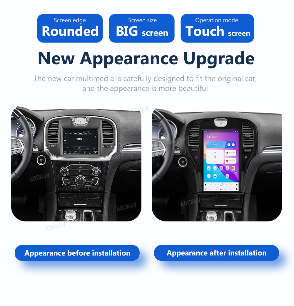 Android 11 128G Car Radio For Chrysler 300C 2011-2020 Multimedia Stereo GPS Navigation Multimedia Player Receiver Carplay Unit