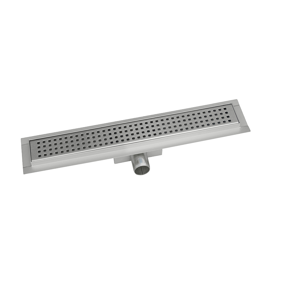 Hot Sale Invisible Tile lnsert Linear Floor Drain Stainless Steel Side Outlet Shower Linear Drain Anti-odor Linear Shower Drain