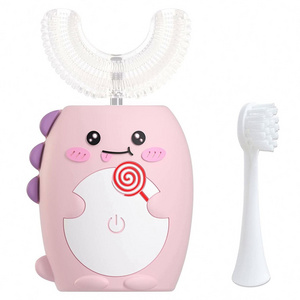 U Type Mini Children Electric Tooth Brush Built-in Songs Mucicial Quick Brushing U Shape kids Toothbrush