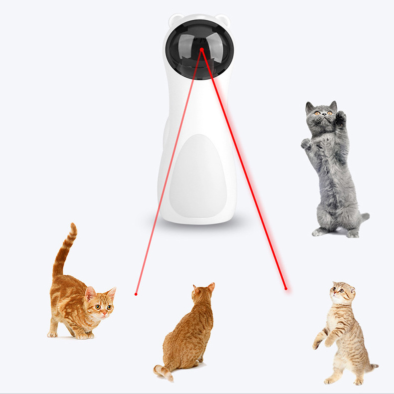 Automatic Cat Toys Interactive Smart Teasing Pet LED Laser Funny Handheld Mode Electronic Pet for All Cats Laserlampje Kat