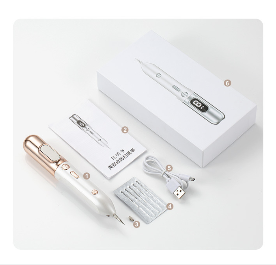 ZXTECH New Micro Mole Skin Tightening Professional Home Use skin beauty Mole Removal Spot Pen for Face Wart