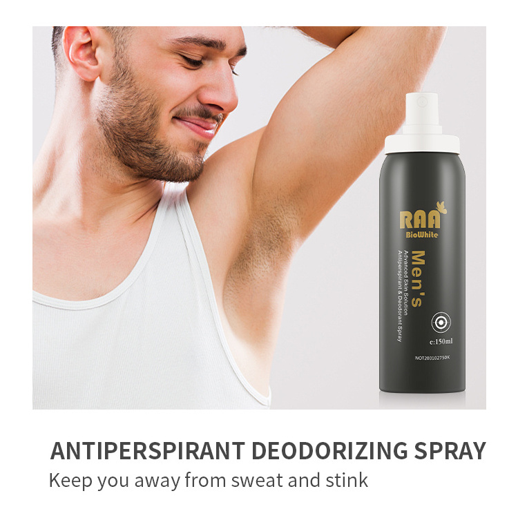 OEM/ODM Men Removing Body Odor Spray Remove Armpit Bad Body Odor Anti Perspirant Deodorizer Eliminate Deodorant Body Spray