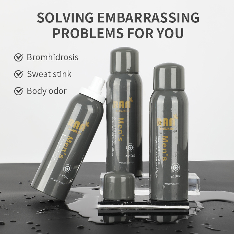 OEM/ODM Men Removing Body Odor Spray Remove Armpit Bad Body Odor Anti Perspirant Deodorizer Eliminate Deodorant Body Spray