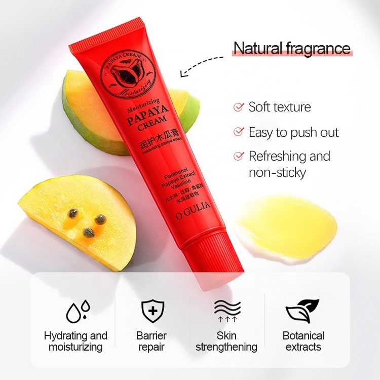 Private Label Organic Fruit Extract Papaya Lotion Gel Body Milk Natural Face Skin Care Whitening Nourishing Papaya Cream