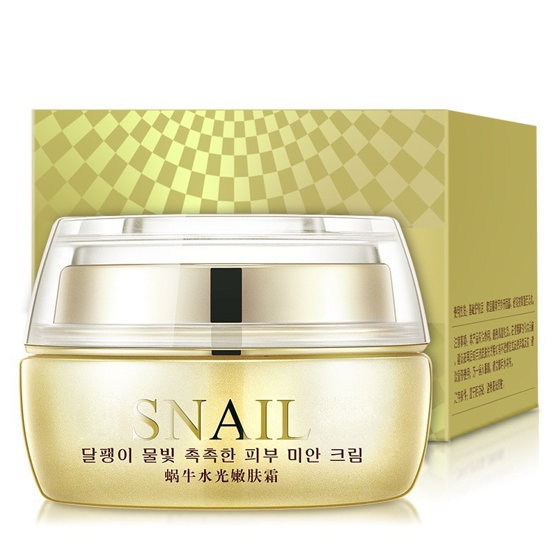 Korean Skin Care Snail Repair Facial Cream Moisturizing Hydrating Snail White Cream