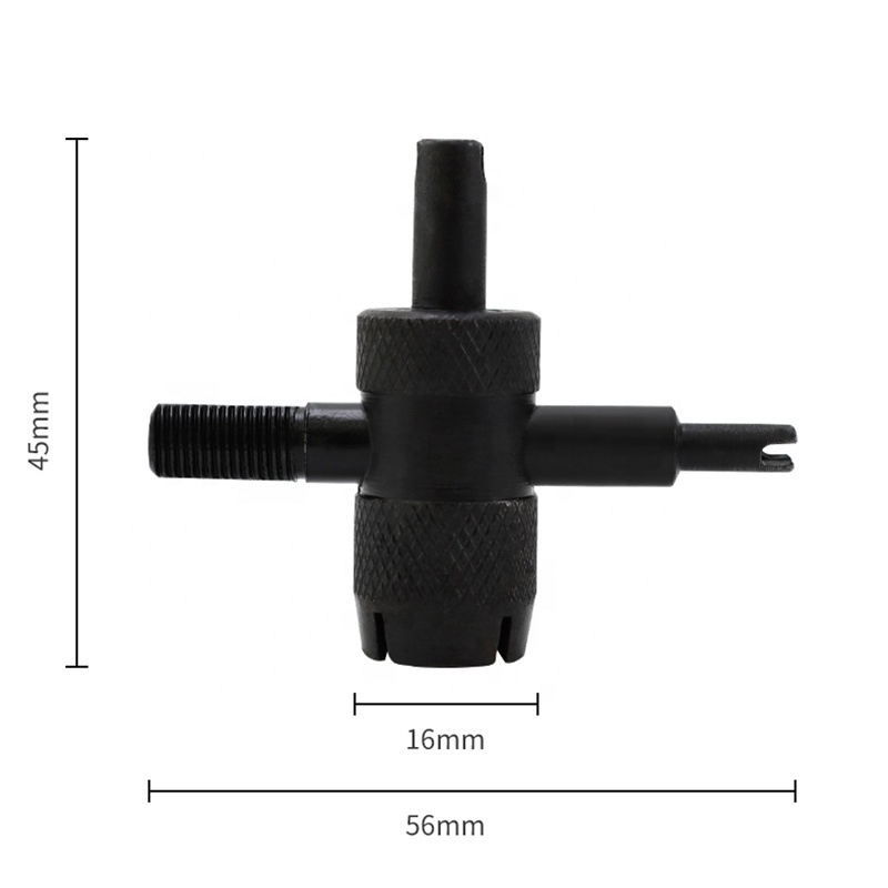 NBAuto  Multi-functional Tire Repair Tools Convenient To Use   4 Way Valve Repair Tool Made From Steel  Zinc Plated