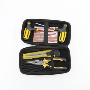 Black Box Factory Direct Hardcover Professional Emergency Tire Repair Kit Portable Full Range Of Accessories Tire Repair Tools