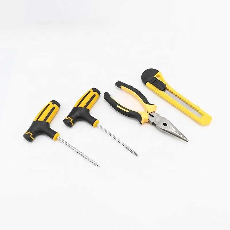 Black Box Factory Direct Hardcover Professional Emergency Tire Repair Kit Portable Full Range Of Accessories Tire Repair Tools