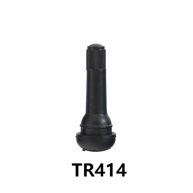 High Quality Professional Tubeless Tire Valves for Car TR414 Factory Direct Supply Snap in Rubber Tire Valve TR414