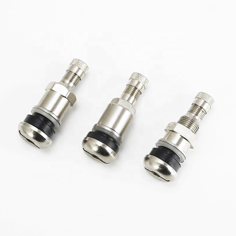 Wholesale MS525 Series Nickel-Plated Tire Valve Tubeless 11.5mm/0.453(RH)  Metal Tire Valve Stem