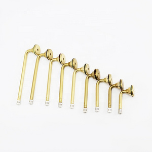 Long And Single Bend TR227 Brass Tire Valve Stem Screw on Inner  Tube Valve Stems for Truck Tires